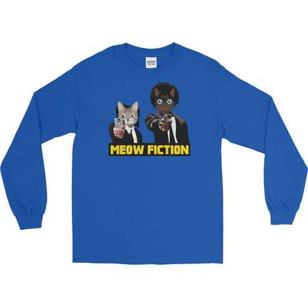 Pulp Fiction - Awesome Cat Pun - Parody Long Sleeve T-Shirt thumb
