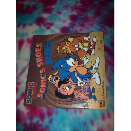 Sonic's Shoes Blues A Golden Book Sega Sonic the Hedgehog Paperback 1993 thumb