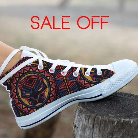 Black Panther Wakanda T'challa Custom Shoes, Black Panther Party Avengers High Top, Marvel Comics Sneakers, black panther cosplay Shoes thumb