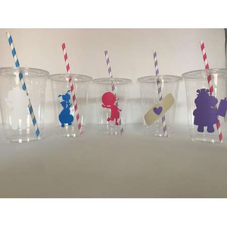 Doc Mcstuffins party cups, Doc Mcstuffins Birthday Party, Doctor Party thumb