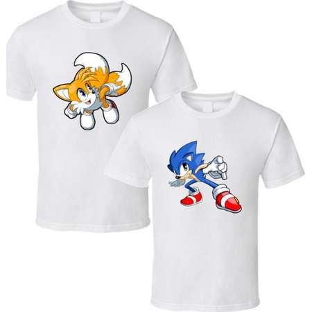 Sonic the Hedgehog - Choose a Character - Cute White T-Shirt thumb