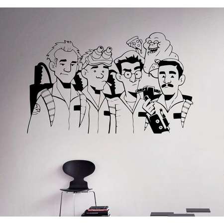 Ghostbusters Vinyl Decal Supernatural Wall Sticker Nursery Interior Wall Graphics Bedroom Children's Kids Room Wall Art 14(gbr) thumb
