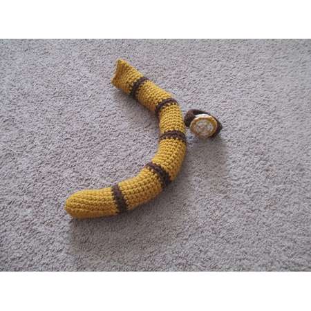 Crocheted Inspired Daniel Tiger Tail and Watch---Costume---Dress up---Photo Prop thumb