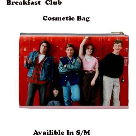 Breakfast Club Cosmetic Bag, Cosmetic Bag, Make Up Bag, 80's, 80's films, molly ringwald, breakfast club, sixteen candles thumb
