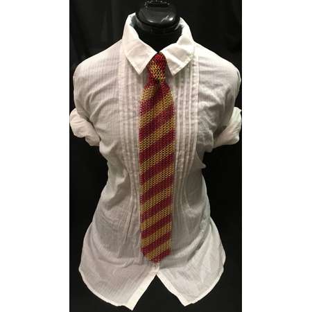 Harry Potter Hogwarts House Chainmail Tie, Chainmaille Tie, Hogwarts Necktie, Harry Potter Necktie, Chainmail Necktie, Chain mail tie thumb
