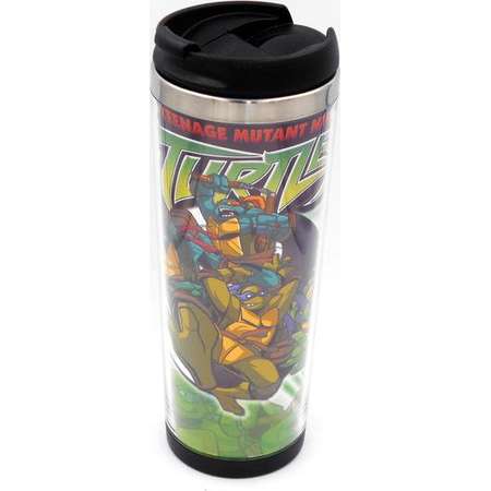 New Diy Mug Teenage Mutant Ninja Turtles Coffee Water Milk Tea Cup for Adults Stainless Steel Outdoor Travel Cup 400 ML 14 OZ thumb