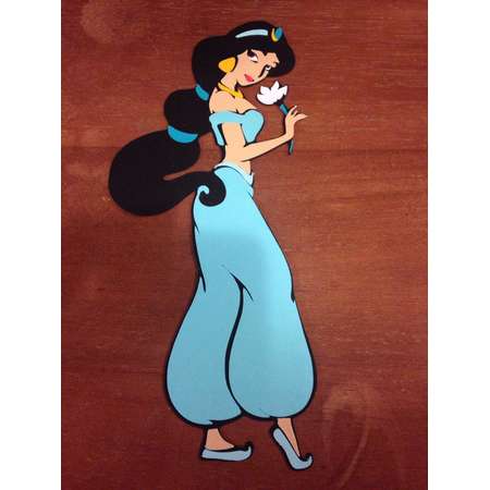 Princess Jasmine die cut from Aladdin thumb
