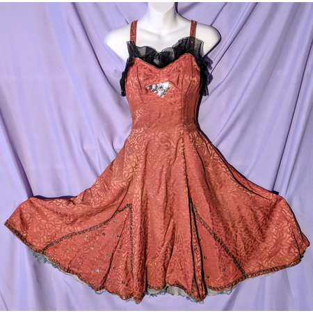 Antique Magician Assistant Dress - Handmade in 1952 for Howard Adams' Hollywood Magic Act - Vintage Costume - Amazing When Worn Inside Out!! thumb
