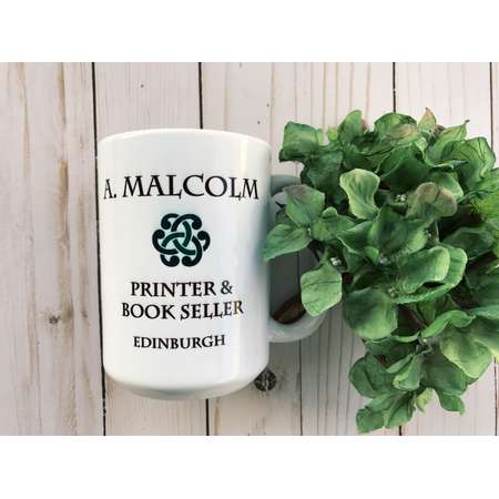 A Malcolm, Printer and Bookseller - Outlander Inspired Coffee Mug thumb