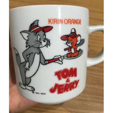 Vintage 1993 Turner Entertainment Coffee Cup Mug Tom and Jerry thumb