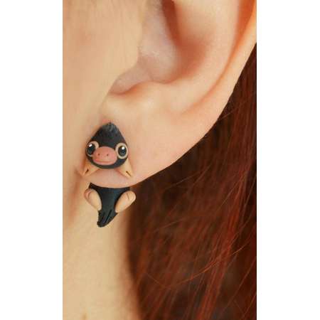 Niffler earring, Select 1 earring or a pair (2 in ''quantity'') inspired in Fantastic beasts and where to find them (Harry Potter) thumb