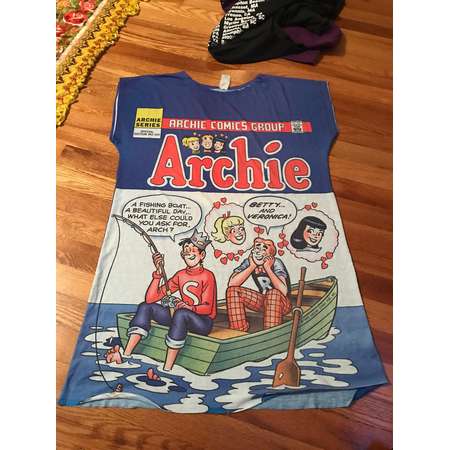 1985 Archie Fan Club t-shirt extremely rare nightgown pajamas classic comic book riverdale Sabrina the teenage witch Josie and pussycats htf thumb