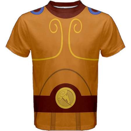 Hercules (with Cape on Back) Inspired Adult Costume T-Shirt thumb