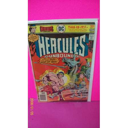 Hercules Unbound #6   Hercules Vs Ares God Of War VG-VF  1976  DC Comics Vintage Comic Book thumb