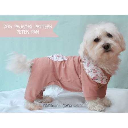 Small Dog Pajamas Pattern size S "Peter Pan", Dog Clothes, Dog Clothes Pattern, Dog Pajamas, Dog pajamas small, Sewing Pattern thumb