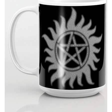 Supernatural Carry On Pentacle Mug and Travel Mug, 3 Sizes/Styles Available! thumb