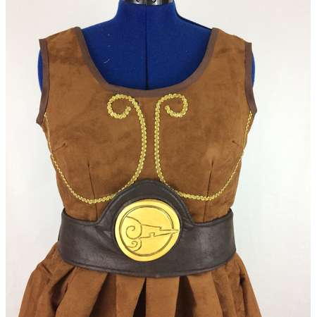 Female Inspired Verison Hercules Dress Costume or Cosplay for Adult thumb