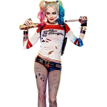 Harley Quinn Temporary Tattoos Suicide Squad Costume Cosplay thumb