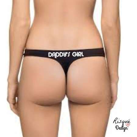 Daddy's Girl Thong, Intimate Underwear, BDSM Panties, Daddy's Princess Panties, Erotic G-String, Sexy Daddy BDSM, xs, s, m, l, xl, xxl, 3xl thumb