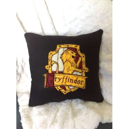 Harry Potter Inspired House Pillows, Hufflepuff, Gryffindor, Ravenclaw, Slytherin thumb