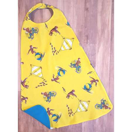 Curious George Cape, Curious George, Imaginary Play, Dress up, Pretend play, Costume, birthday gift thumb