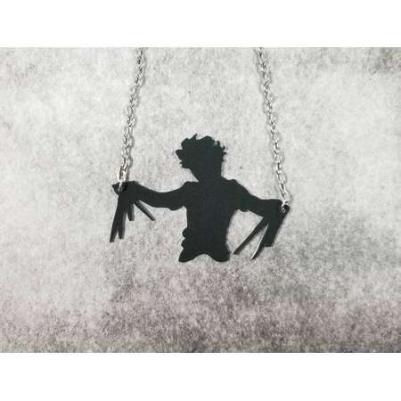 Edward Scissorhands Inspired Necklace Gothic Necklace Horror Necklace Durable Wearable Art thumb