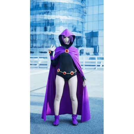 Raven from Teen Titans Go cosplay, costume, Teen titans go party, DC, Halloween, cartoon network, clothing, DC comics, Young justice thumb