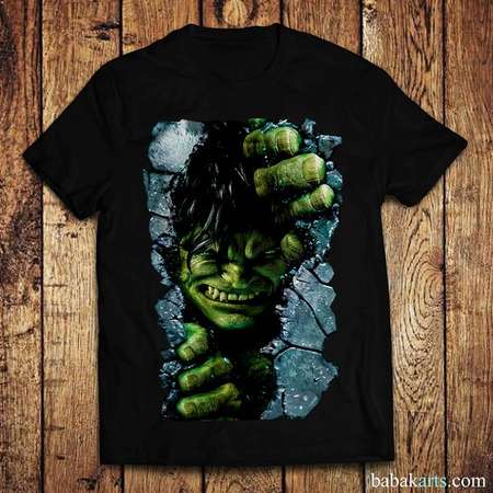 The Incredible Hulk T-Shirt - Hulk Shirt - Superhero Birthday Shirt - Disney Comic Book Shirt - Hulk Digital Print for Men Women and Kids thumb
