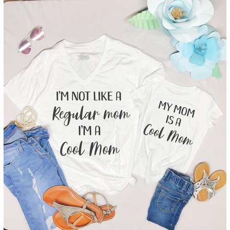 im not like a regular mom im a cool mom, Mean Girls mommy and me shirts thumb