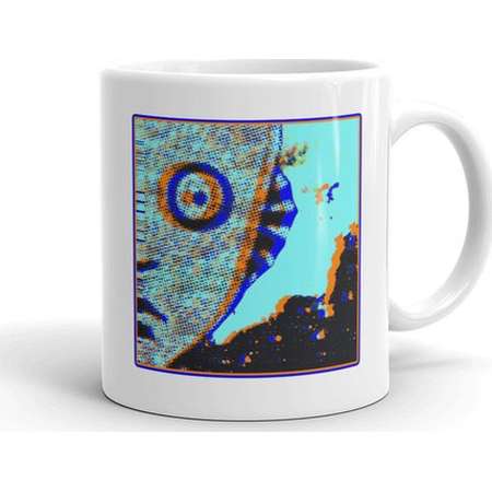 Space Alien Robot Mug | Unique Mugs For Tea | Unique Coffee Mug | Unique Mug | Custom Coffee Mug | Custom Mugs | 11 oz Mug | 15 oz Mug thumb