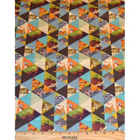 LION GUARD FABRIC / By The Half Yard / Kion - Bunga - Fuli - Beshte - Ono! Disney Lion King thumb
