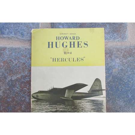 Vintage Howard Hughes H-4 Hercules Paperback Book, Aeronautics Aviation History, Aircraft Series with Illustrations and Photos thumb