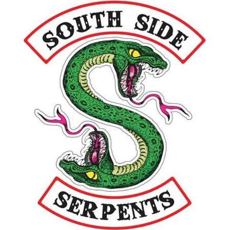 Riverdale Jacket DIY South Side Serpants Embroidery Patch Southside Serpant Halloween Iron On Jughead Cole Sprouse Halloween Costume thumb