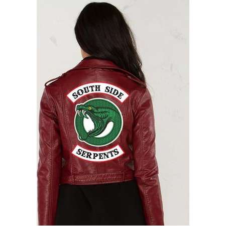 IRON ON PATCHES Riverdale Jacket diy Toni Topaz Halloween South Side Serpants Embroidery Patch Jughead Cole Sprouse Halloween Costume thumb