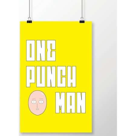 One Punch Man Minimalist Poster thumb