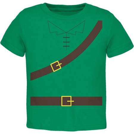 Halloween Robin Hood Costume Kelly Green Toddler T-Shirt thumb