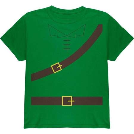 Halloween Robin Hood Costume Irish Green Youth T-Shirt thumb