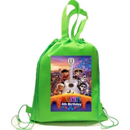 COCO Party,40 Personalized Backpack, Favor Bags, Backpack,12"x15"inches thumb