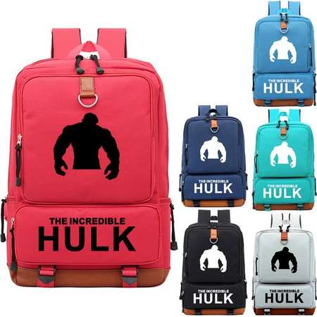 The Incredible Hulk Backpack, Fashion Student Backpack, Oxford Cloth Outdoor Travel Bag, Unisex Bag thumb