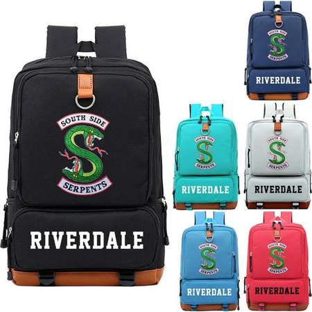 Riverdale South Side Serpents Backpack, Fashion Unisex Backpack, Oxford Cloth Outdoor Travel Bag, Boys Girls Bag thumb