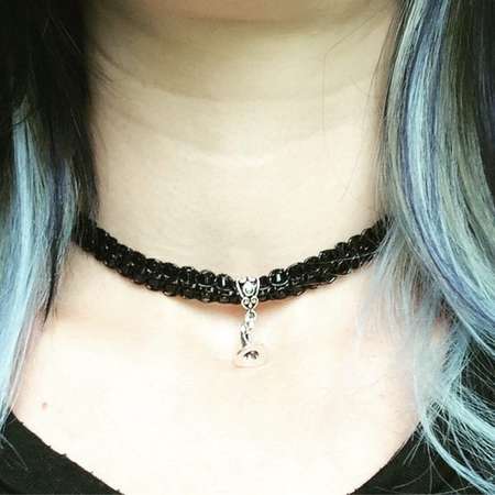 Harry Potter style witches sorting hat choker necklace, which are you? Gryffindor, Hufflepuff, Ravenclaw, Slytherin, Harry Potter cosplay thumb