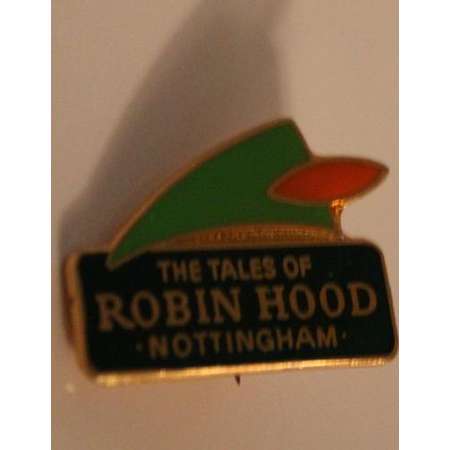 Robin Hood The Tales of Nottingham Lapel Enamel Pin - Robin Hood Hat souvenir Pin - Robin Hood Men in Tights Hat Pin Souvenir - Jewelry Gift thumb