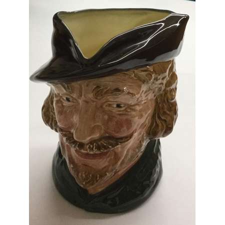 Royal Doulton Robin Hood Toby Character Mug Pitcher Bust Planter Flower Vase 1946 Made In England # 5192 Movie Memorabilia thumb