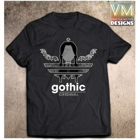 Wednesday Addams inspired t shirt/ Addams family inpsired/ Gothic/ Adams family/ Halloween shirt/ witches/fall t shirt/ unisex adult shirt thumb