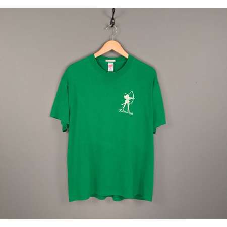 90s Robin Hood Summer Camp T-Shirt. Vintage 80s 90s Green Robin Hood Summer Camp Tee Formerly Worn By One Whistler Pulitzer! thumb