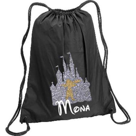 Moana in Castle Personalized bag, Moana in Castle Backpack, Disney Kids backpack, Family Vacation Cinch Sack, Moana in Castle Cinch thumb
