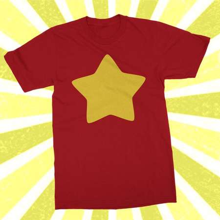 Steven Cosplay SHIRT Cartoon Yellow Star Gems universe Costume adult unisex men's and women's graphic tee pearl garnet amethyst thumb