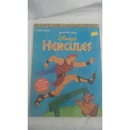 Vintage Golden Books Activity Pad Disneys Hercules 1997 thumb