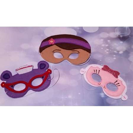 Doc McStuffins Dress Up Mask, Pretend Play, Costume, Cosplay, Party Favor, photo booth, photo prop, dress up masks thumb