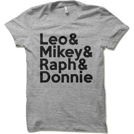Adult TMNT T Shirt. Teenage Mutant Ninja Turtles Shirt for Adult Nerds. thumb